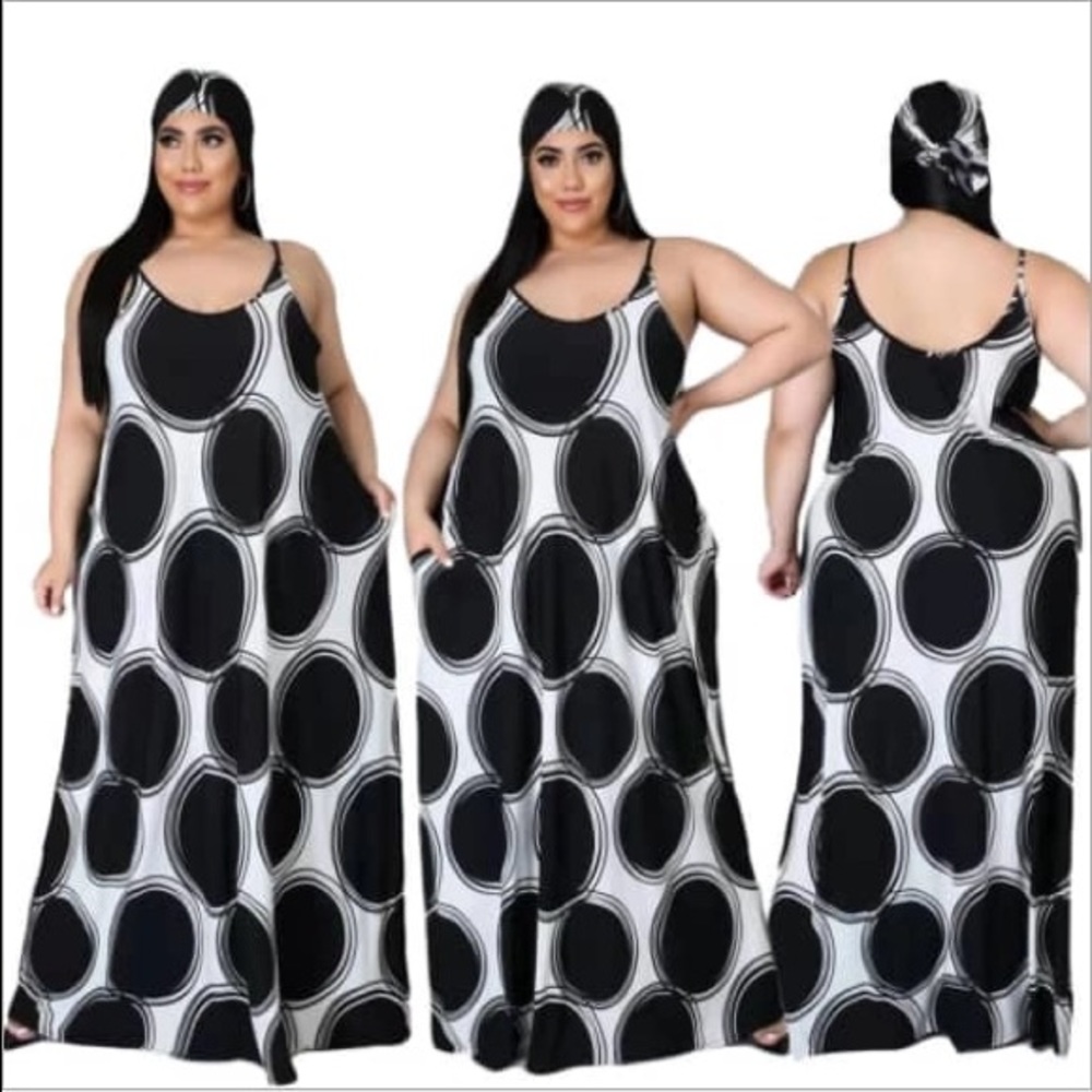 Plus size Maxi (headwrap not included)